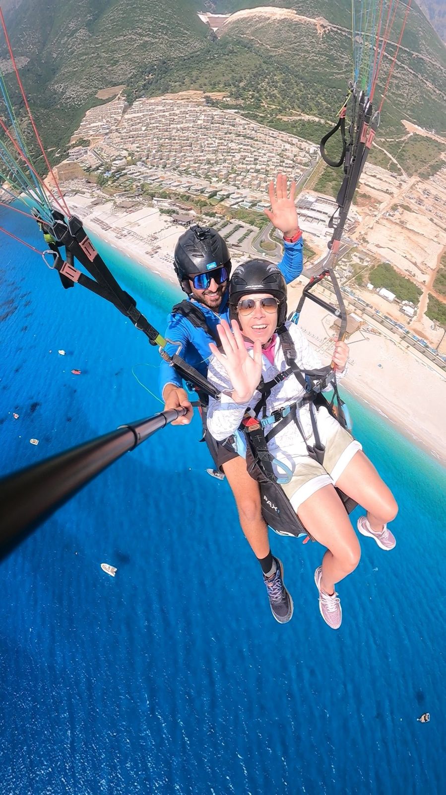 Paragliding in Southern Albania in Llogara National Park — gallery photo