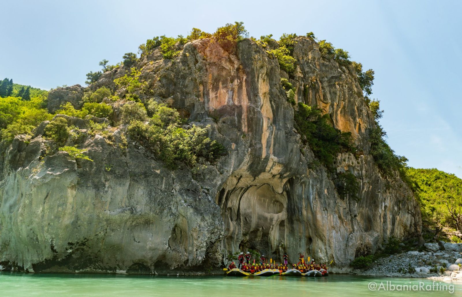 Rafting In Vjosa River Permet Albania — gallery photo