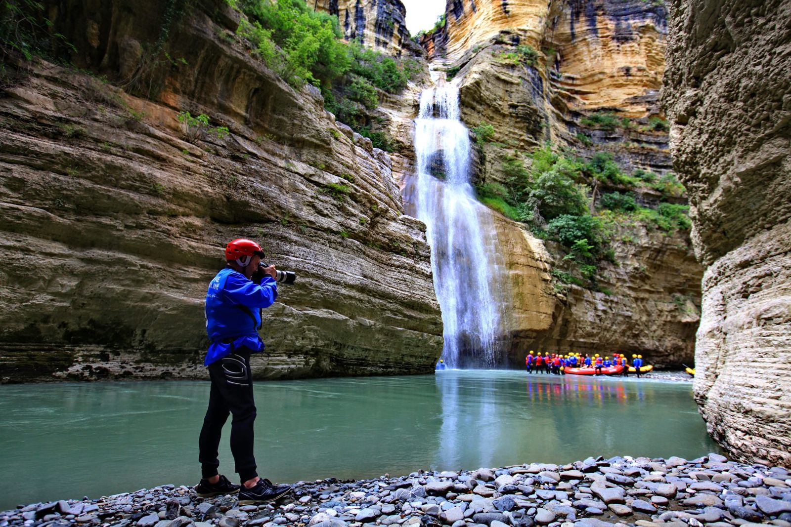 Rafting in Osumi Canyon Berat Albania — gallery photo
